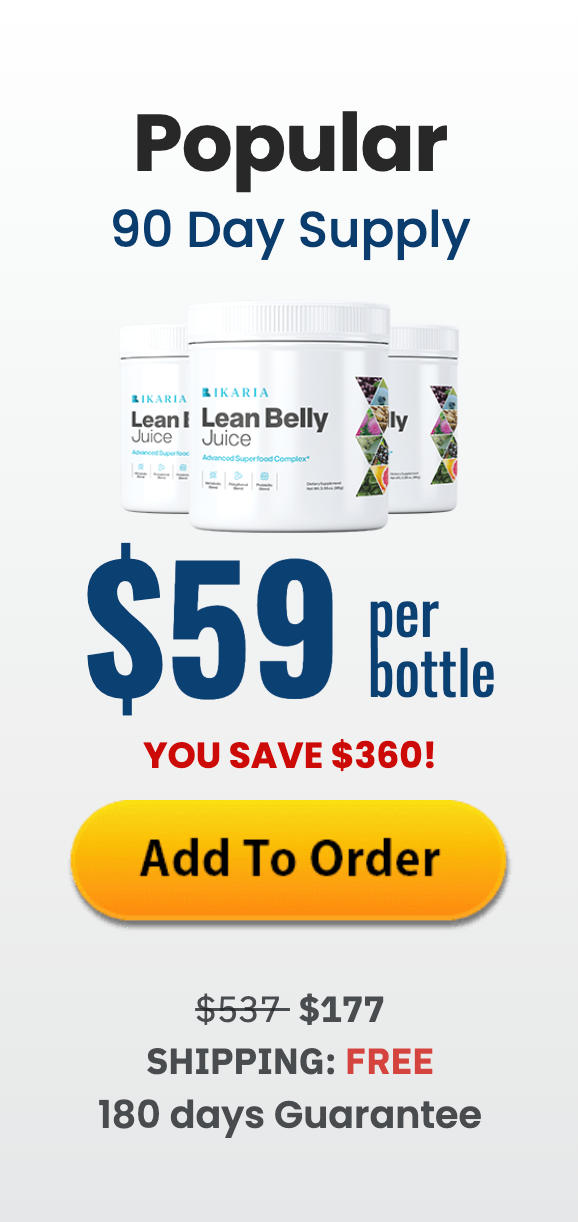Ikaria Lean Belly Juice Buy 3 Bottles
